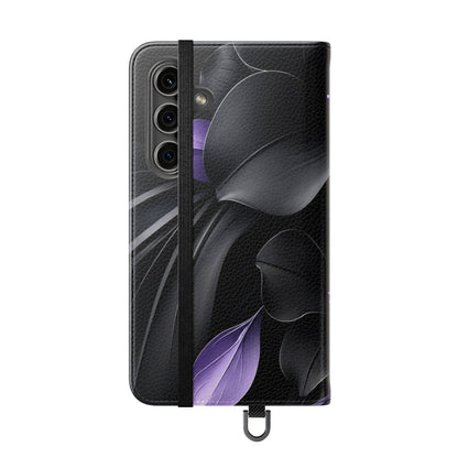 Midnight Lavender™ Flip Case for Samsung Galaxy | Premium Vegan Leather Wallet Case