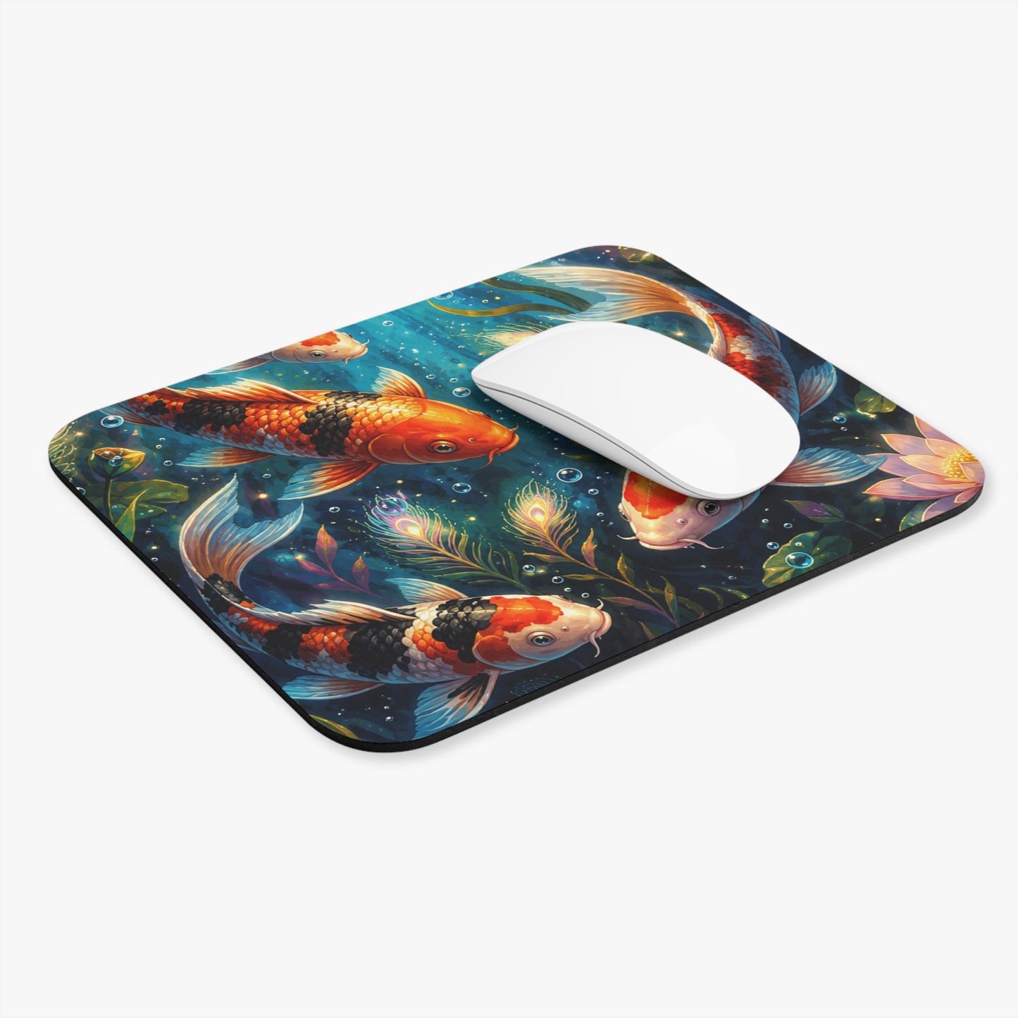 Koi Serenity™ Premium Rectangle Mouse Pad