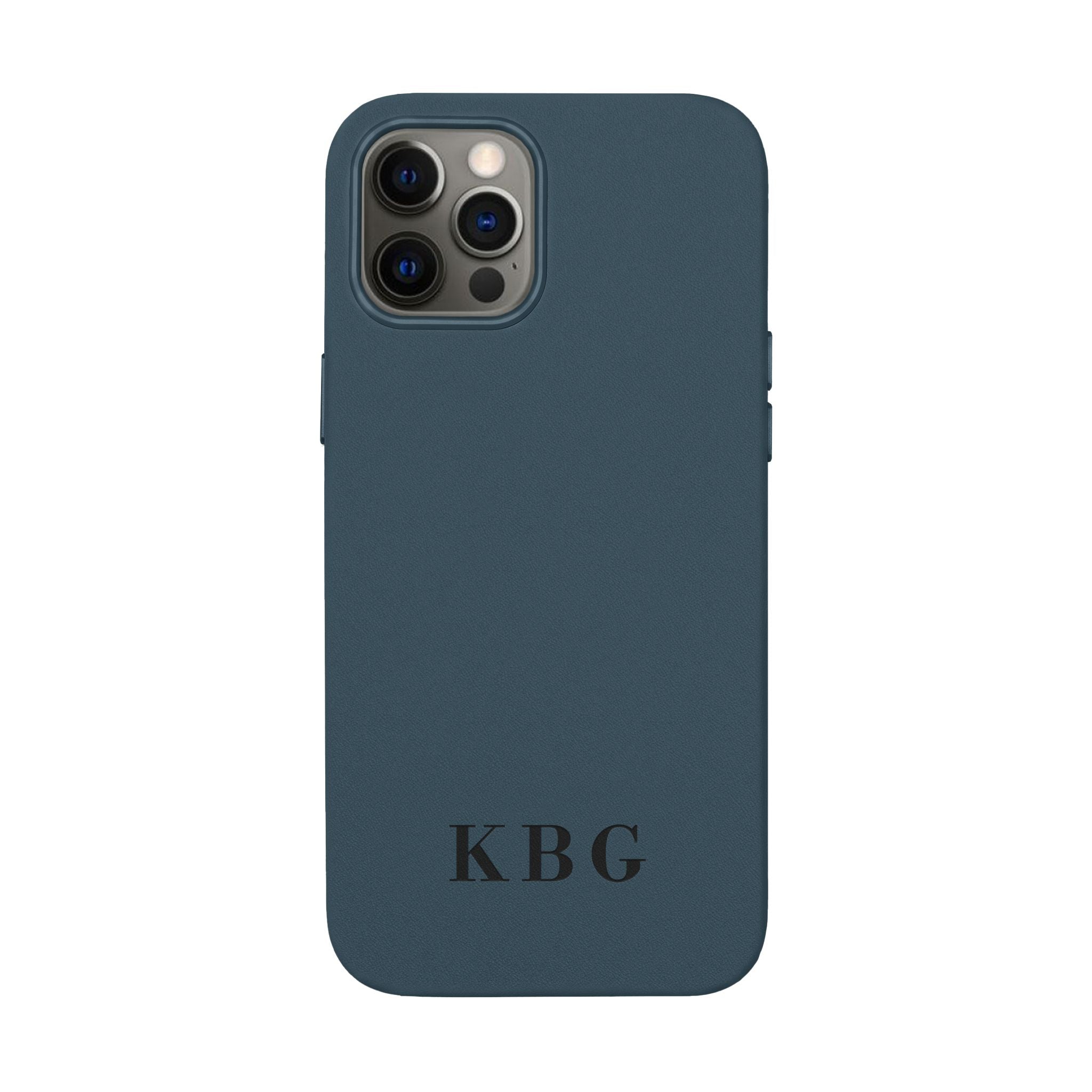 Custom Engraved PU Leather Phone Case | Personalized Monogram
