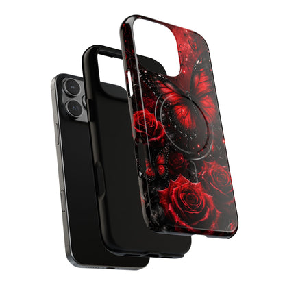 Étui robuste magnétique Crimson Metamorphosis™ pour la série iPhone 13-17
