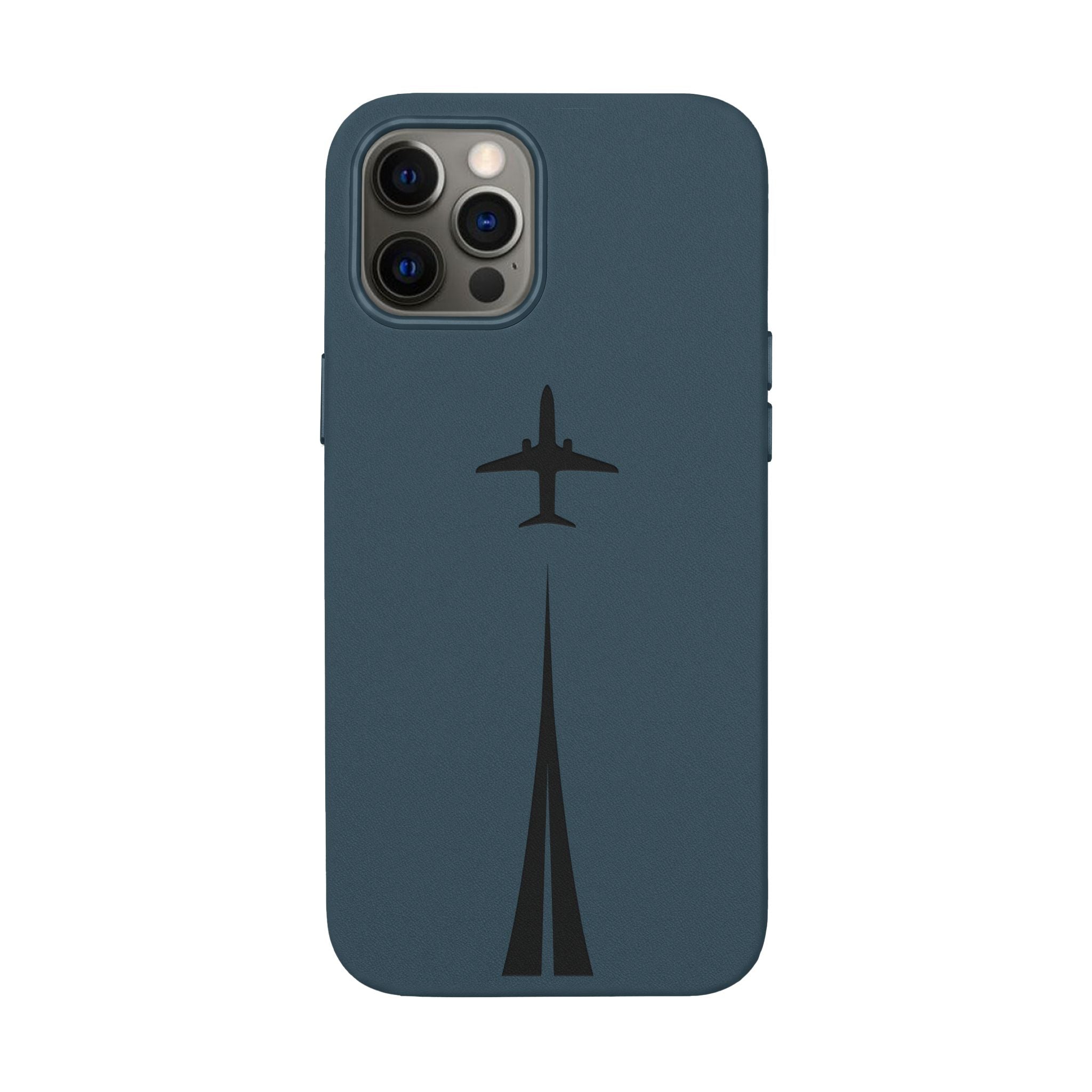 Take Off™ Engraved PU Leather Case for iPhone