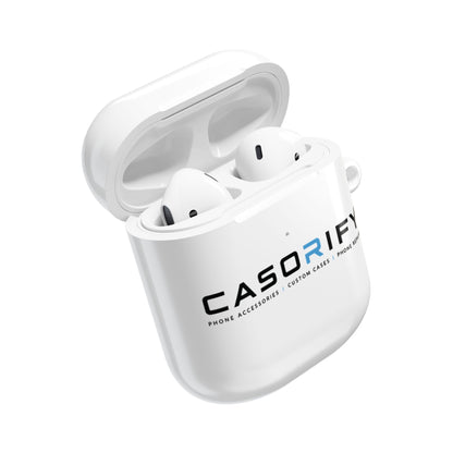 Coque de protection Casorify® Premium pour AirPods avec mousqueton