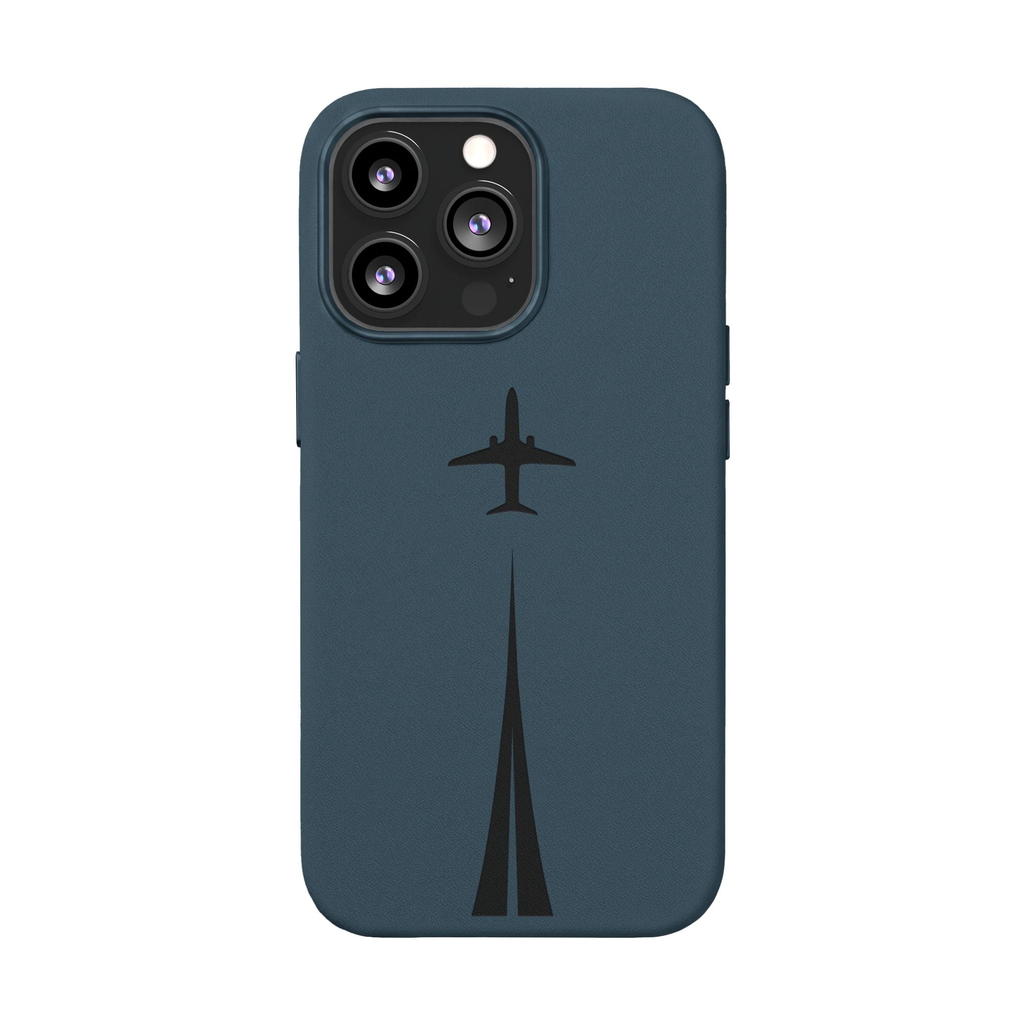 Take Off™ Engraved PU Leather Case for iPhone