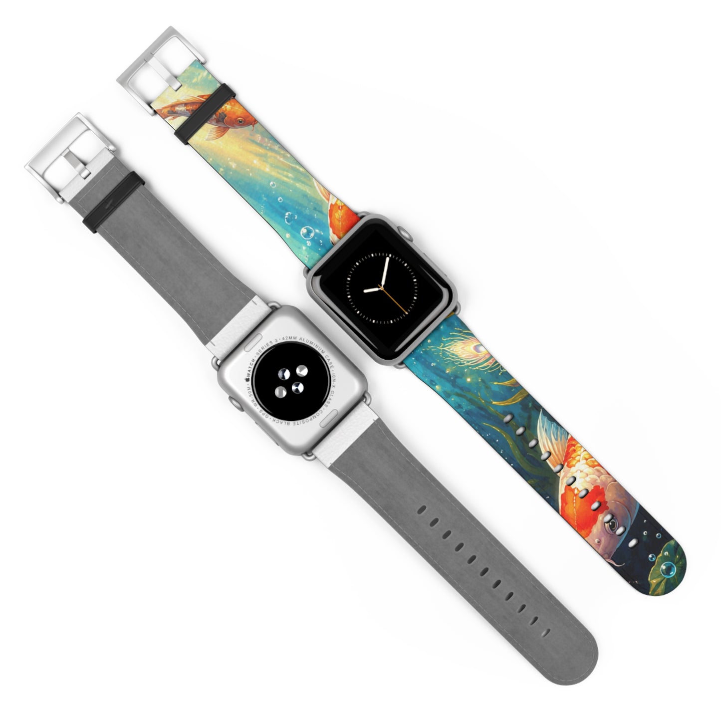 Koi Serenity™ Premium Faux Leather Apple Watch Band