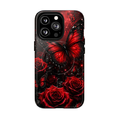 Étui robuste magnétique Crimson Metamorphosis™ pour la série iPhone 13-17