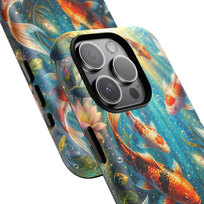 Koi Serenity™ Tough Magnetic Case for iPhone (MagSafe Compatible)