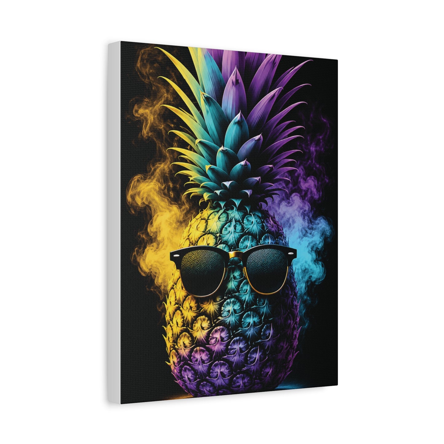 Smokin' Pineapple™ Matte Stretched Canvas Wall Art (1.25")