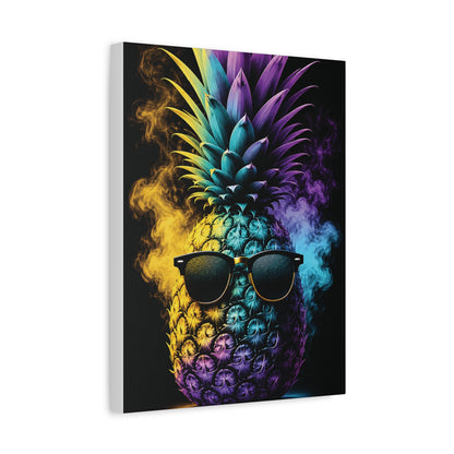 Smokin' Pineapple™ Matte Stretched Canvas Wall Art (1.25")