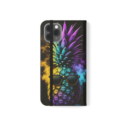 Smokin' Pineapple™ Flip Wallet Case for iPhone