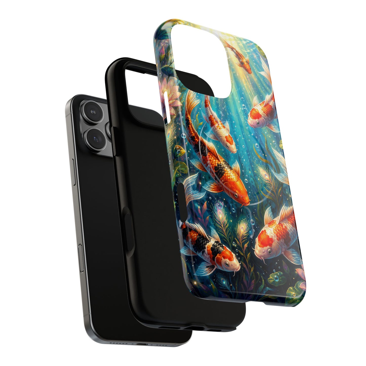 Koi Serenity™ Tough Magnetic Case for iPhone (MagSafe Compatible)
