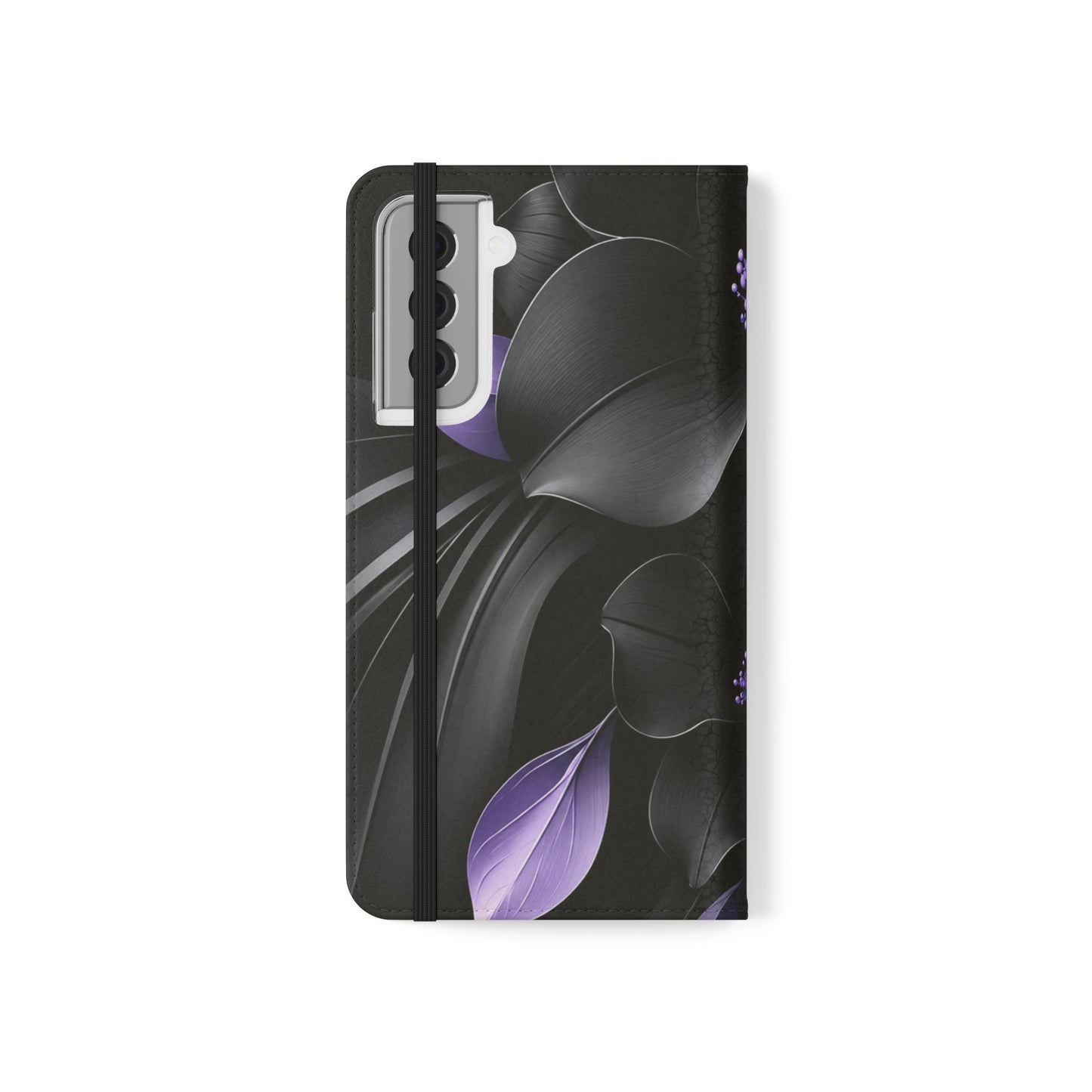 Midnight Lavender™ Flip Case for Samsung Galaxy | Premium Vegan Leather Wallet Case