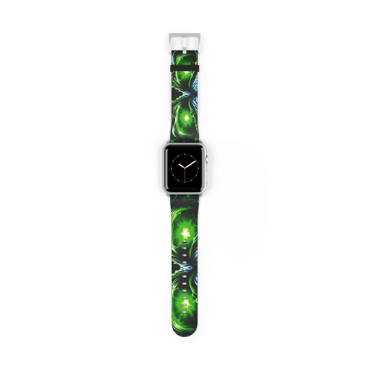 NecroVolt™ Apple Watch Band | Gothic Faux Leather Watch Strap