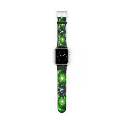 NecroVolt™ Apple Watch Band | Gothic Faux Leather Watch Strap