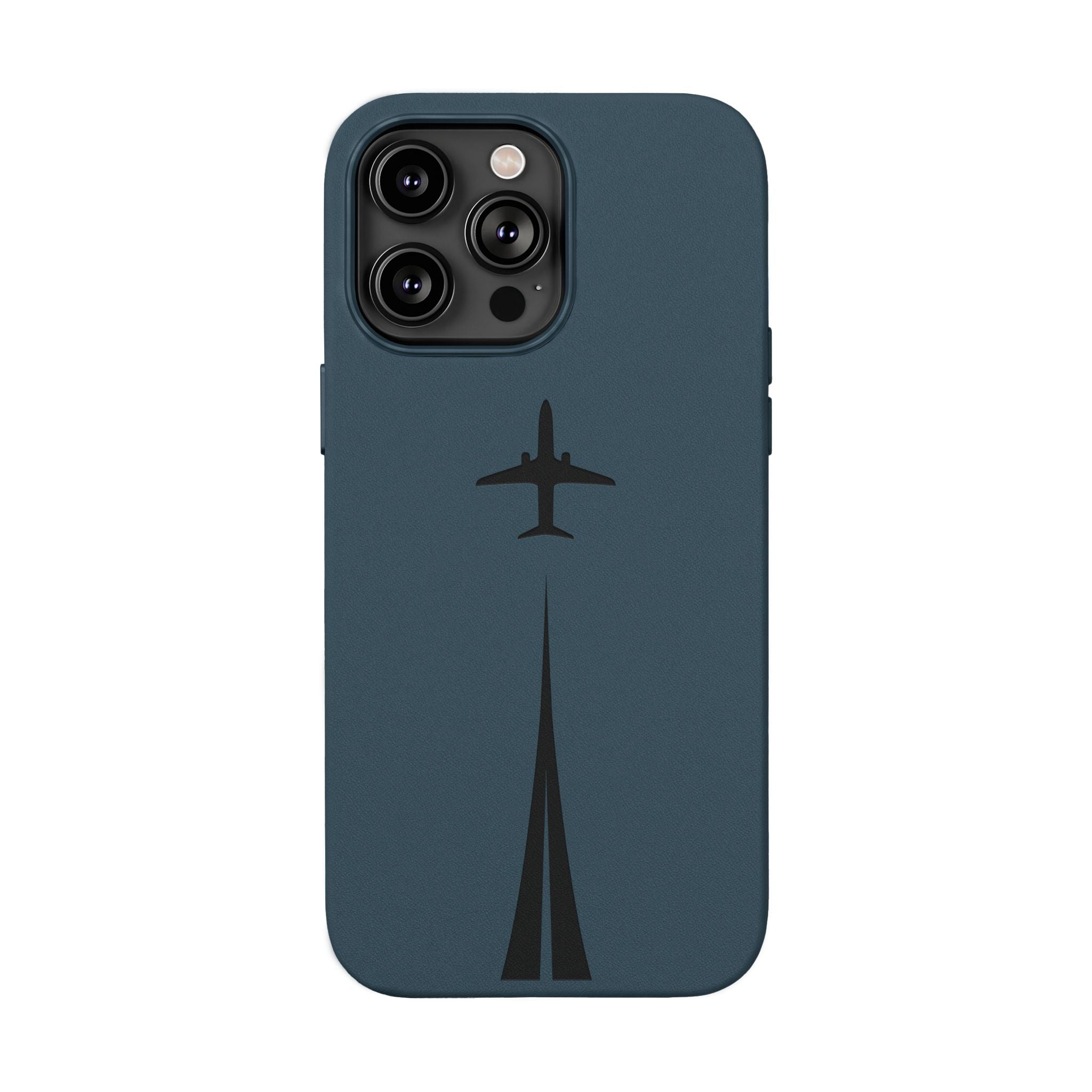 Take Off™ Engraved PU Leather Case for iPhone