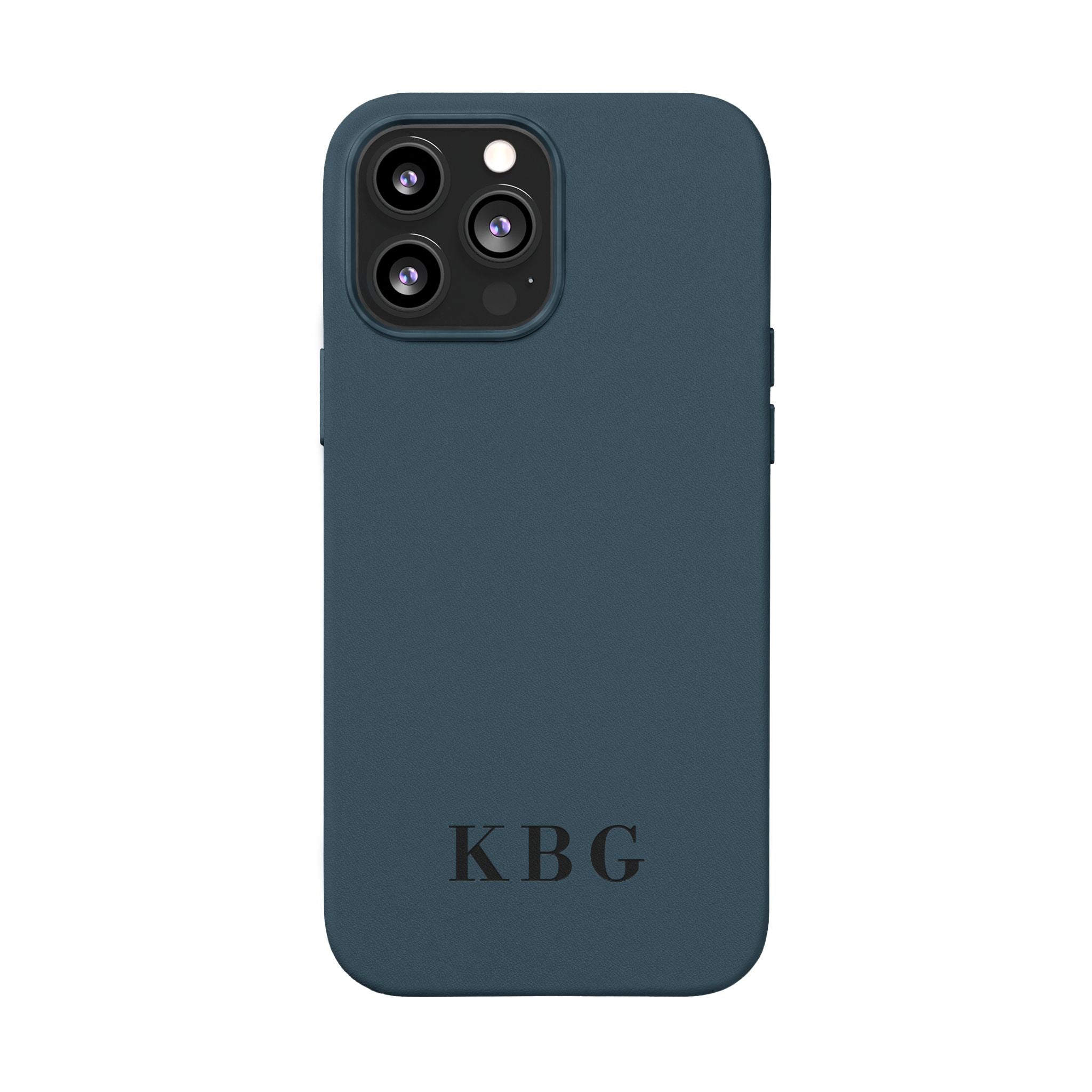 Custom Engraved PU Leather Phone Case | Personalized Monogram