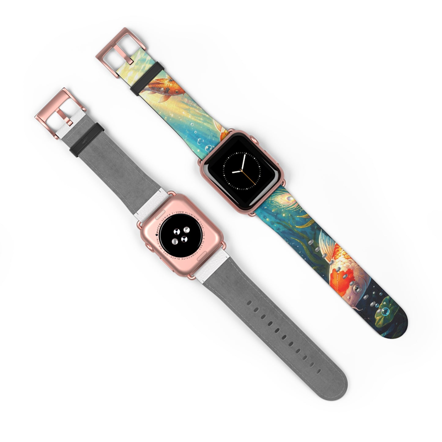 Koi Serenity™ Premium Faux Leather Apple Watch Band