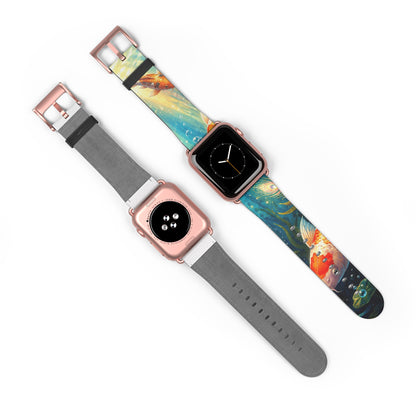 Koi Serenity™ Premium Faux Leather Apple Watch Band