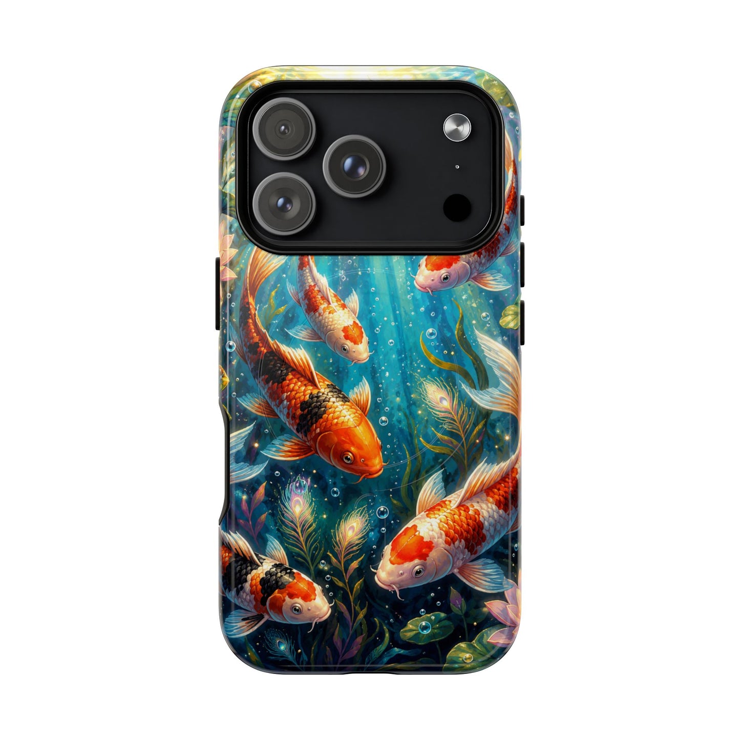 Koi Serenity™ Tough Magnetic Case for iPhone (MagSafe Compatible)