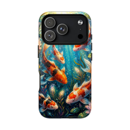 Koi Serenity™ Tough Magnetic Case for iPhone (MagSafe Compatible)
