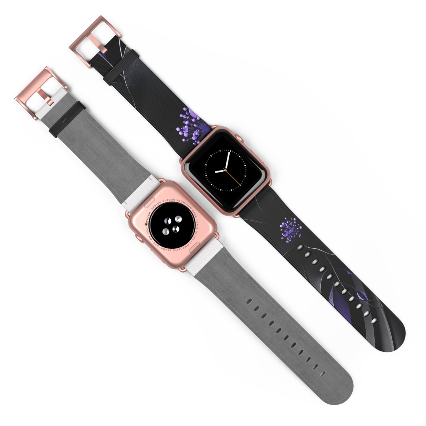 Midnight Lavender™ Apple Watch Band | Premium Faux Leather Strap