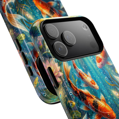Koi Serenity™ Tough Magnetic Case for iPhone (MagSafe Compatible)