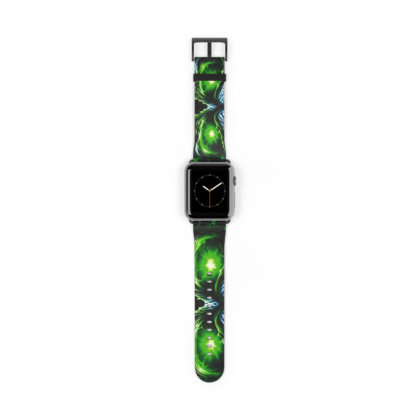 NecroVolt™ Apple Watch Band | Gothic Faux Leather Watch Strap