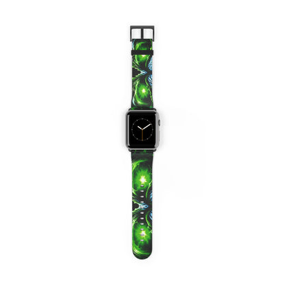 NecroVolt™ Apple Watch Band | Gothic Faux Leather Watch Strap