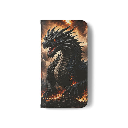 Ashen Dominion™ Flip Case for Samsung Galaxy | Premium Vegan Leather Wallet Case