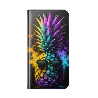 Smokin' Pineapple™ Flip Wallet Case for iPhone