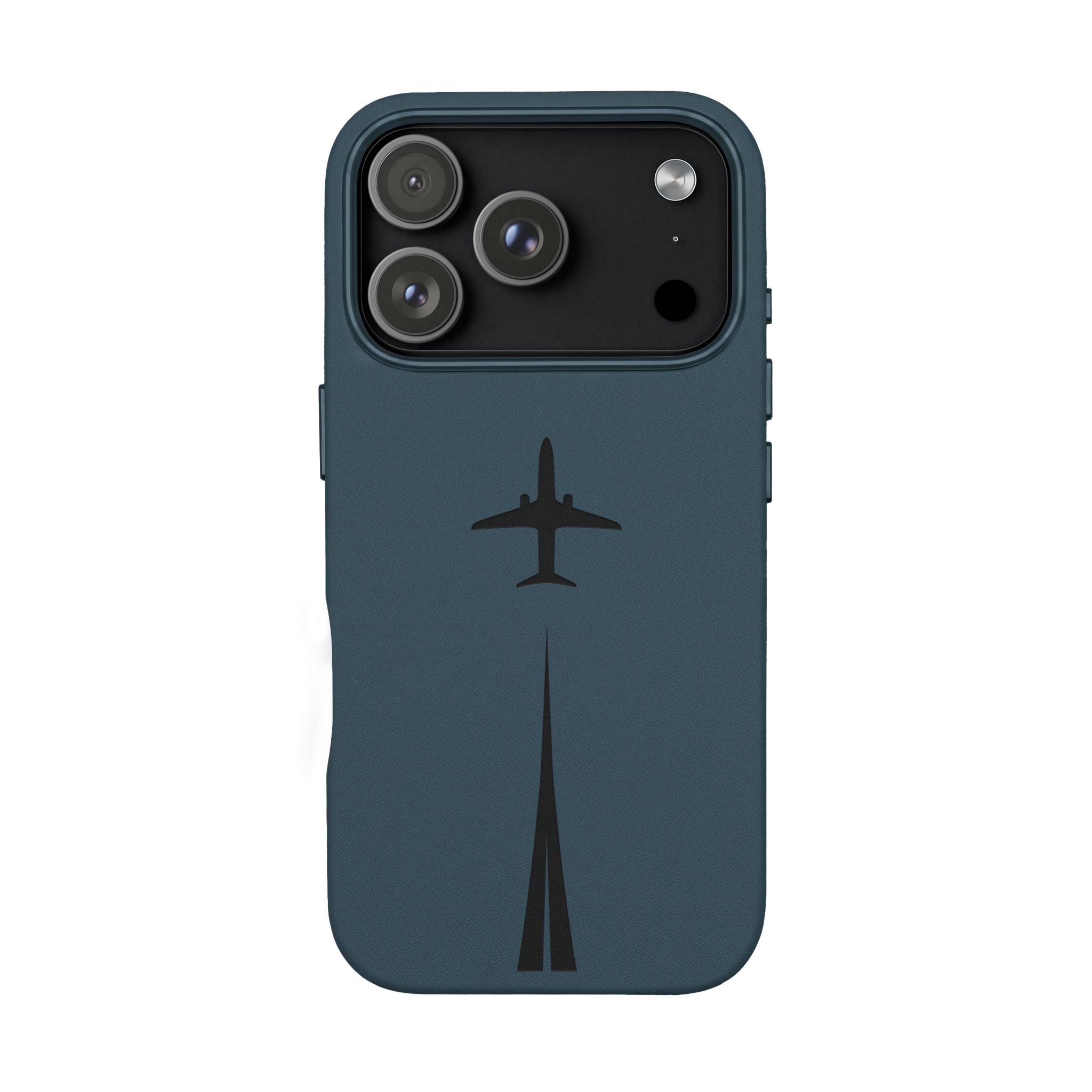 Take Off™ Engraved PU Leather Case for iPhone