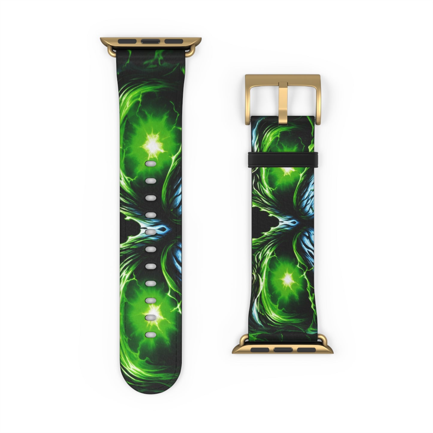 NecroVolt™ Apple Watch Band | Gothic Faux Leather Watch Strap