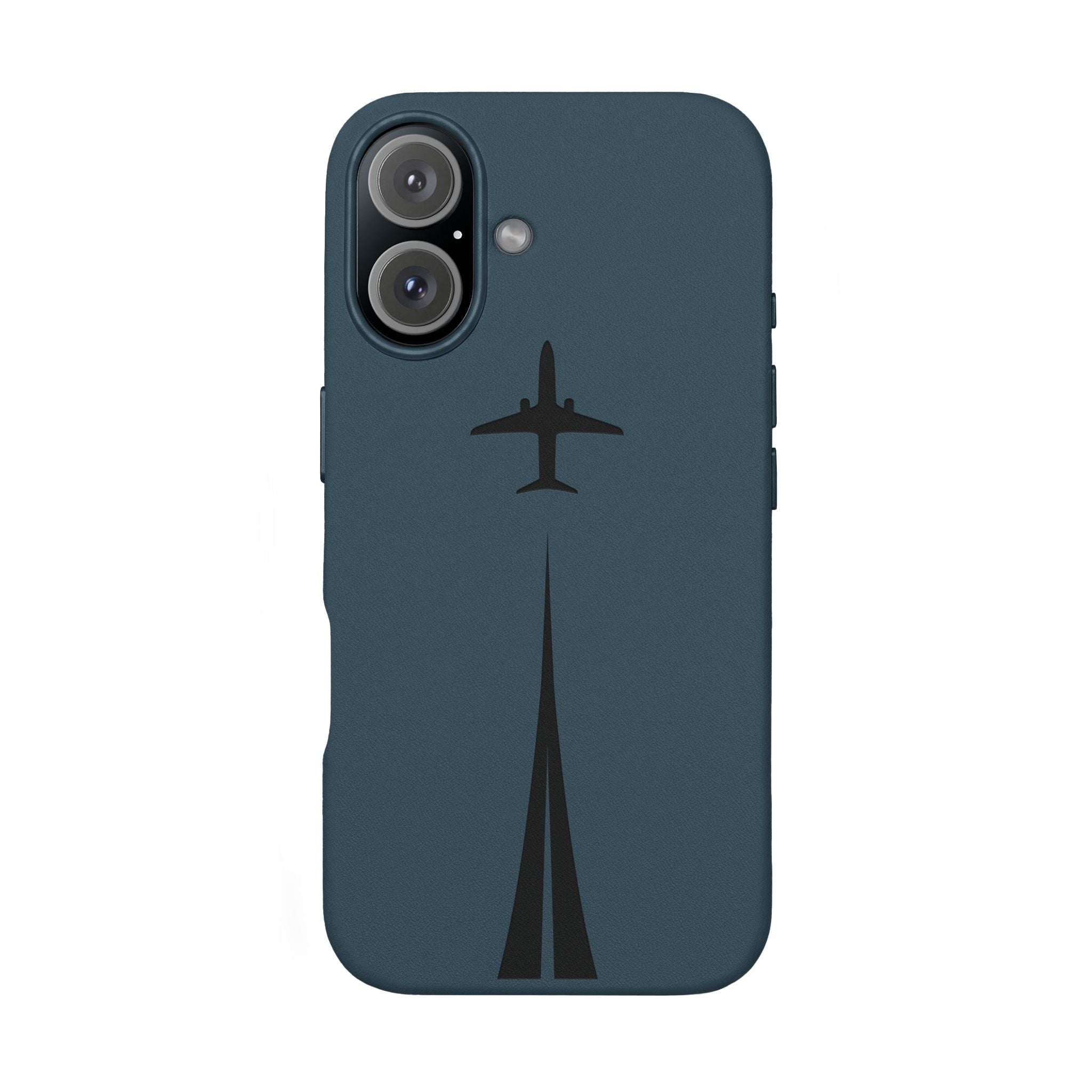 Take Off™ Engraved PU Leather Case for iPhone