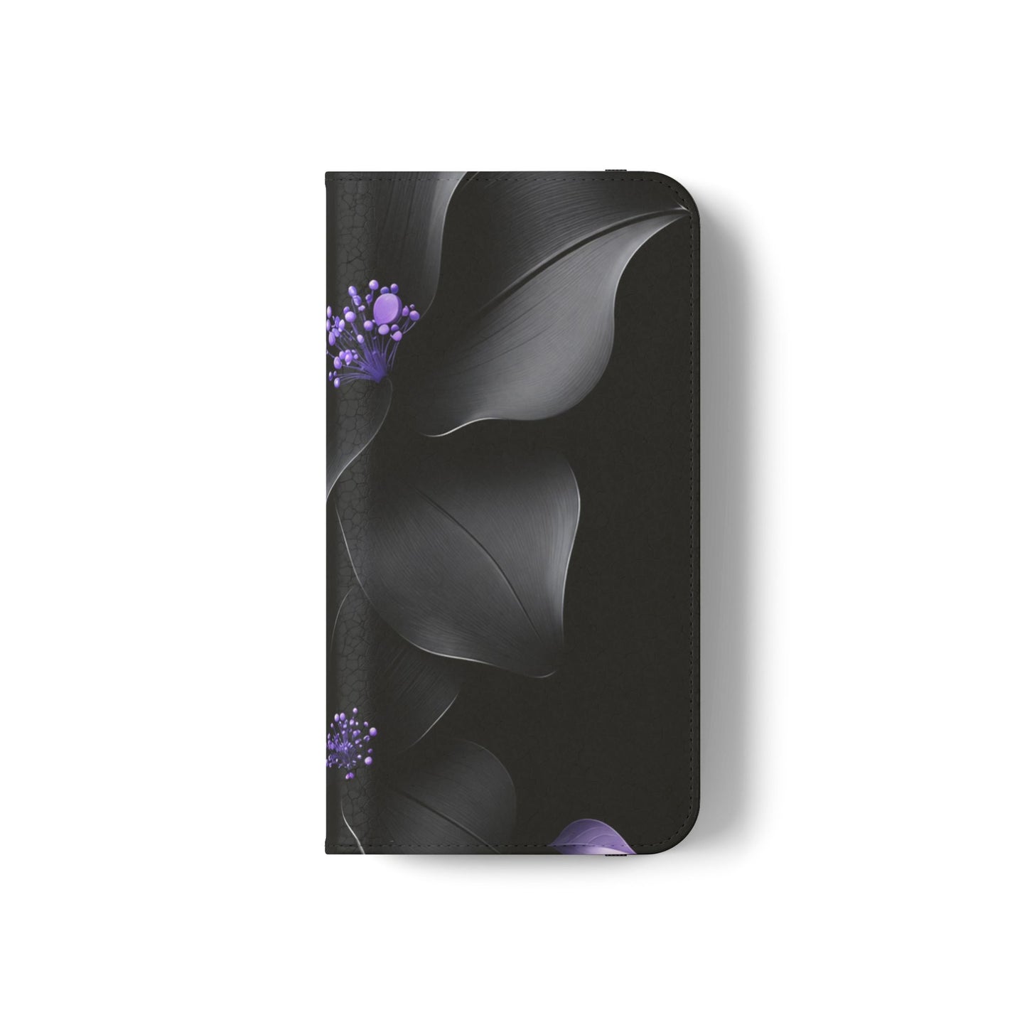 Midnight Lavender™ Flip Case for iPhone | Premium Vegan Leather Wallet Case