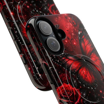Étui robuste magnétique Crimson Metamorphosis™ pour la série iPhone 13-17