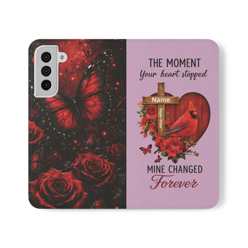 Cardinal's Promise™ Personalized Memorial Flip Wallet Case for Samsung Galaxy S Series