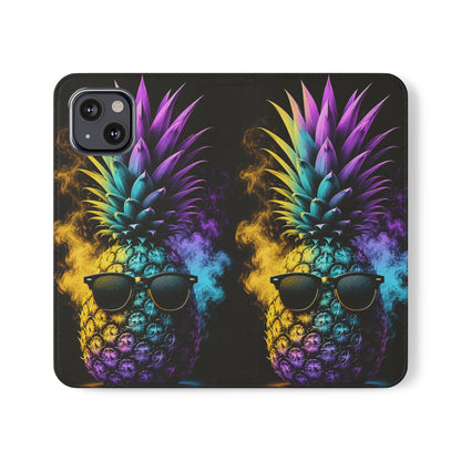 Smokin' Pineapple™ Flip Wallet Case for iPhone