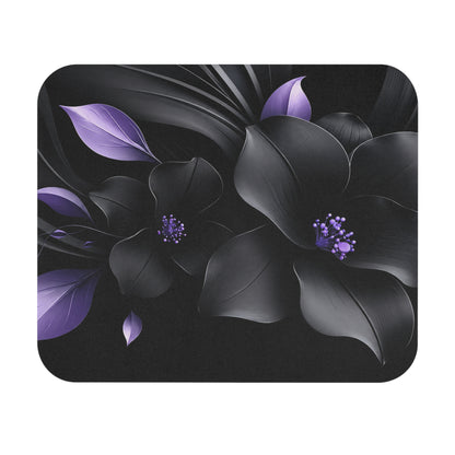 Midnight Lavender™ Rectangle Mouse Pad | Floral Gaming & Office Mouse Pad