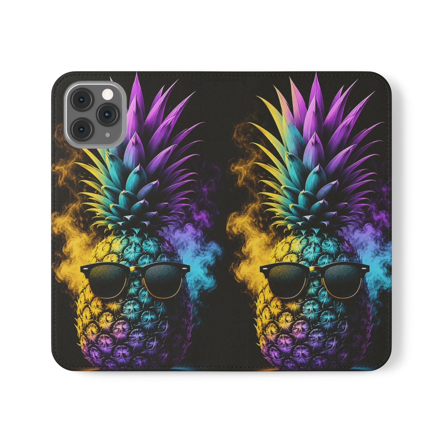 Smokin' Pineapple™ Flip Wallet Case for iPhone
