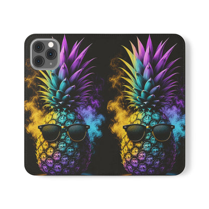 Smokin' Pineapple™ Flip Wallet Case for iPhone