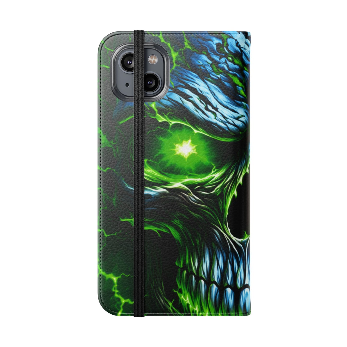 NecroVolt™ Flip Wallet Case for iPhone