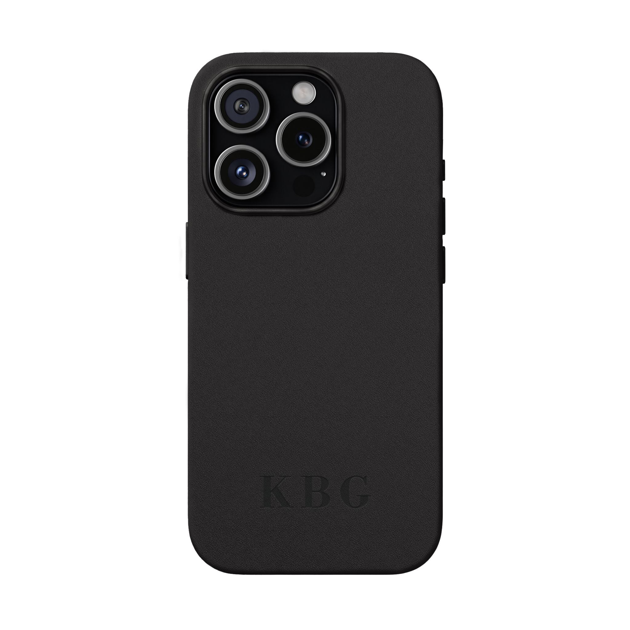 Custom Engraved PU Leather Phone Case | Personalized Monogram