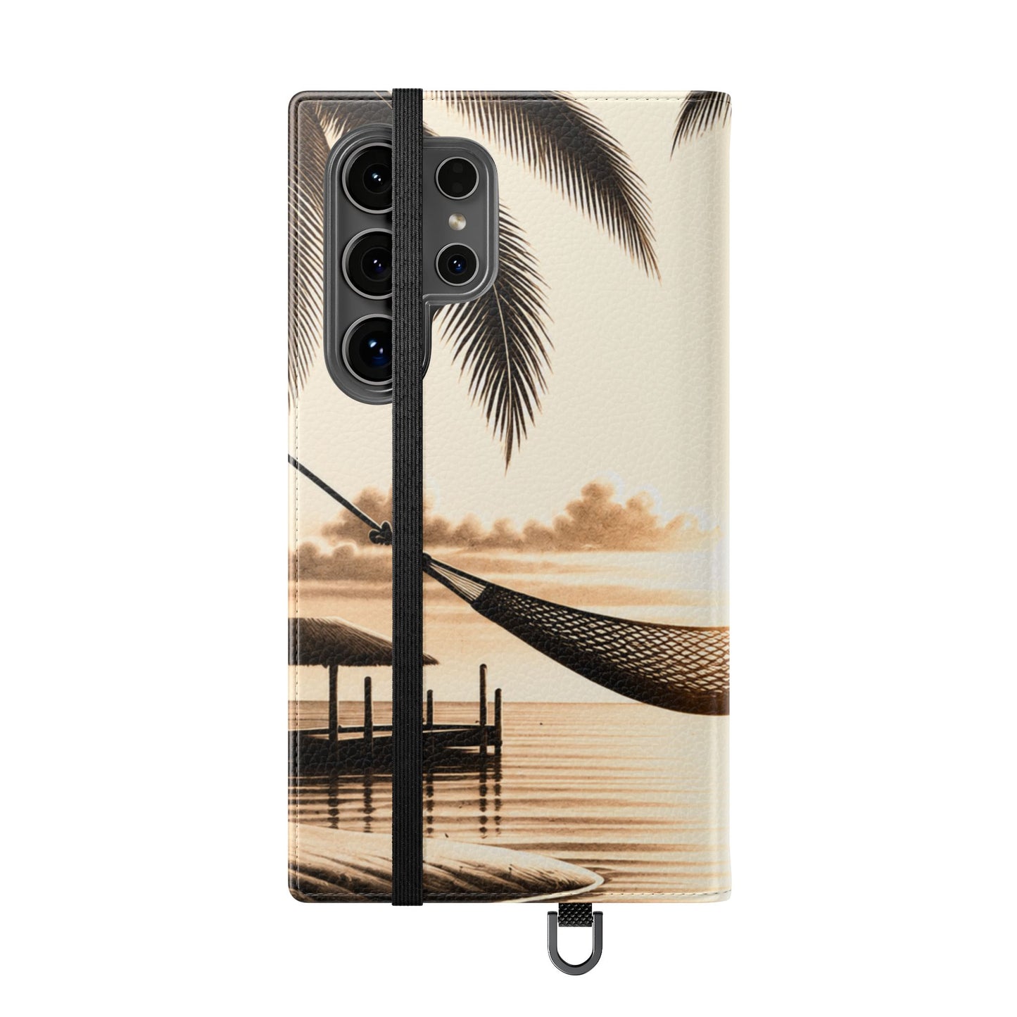Island Serenity™ Faux Leather Flip Wallet Case for Samsung Galaxy