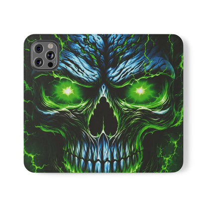 NecroVolt™ Flip Wallet Case for iPhone