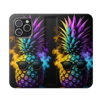 Smokin' Pineapple™ Flip Wallet Case for iPhone