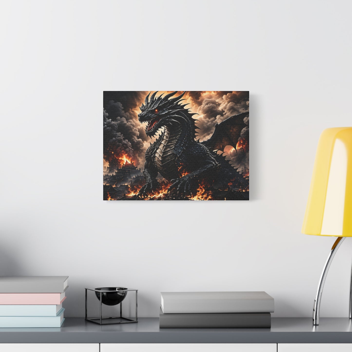 Ashen Dominion™ Matte Stretched Canvas Wall Art (1.25")