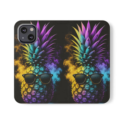 Smokin' Pineapple™ Flip Wallet Case for iPhone