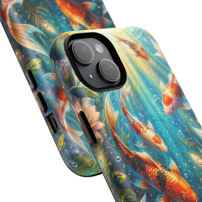 Koi Serenity™ Tough Magnetic Case for iPhone (MagSafe Compatible)