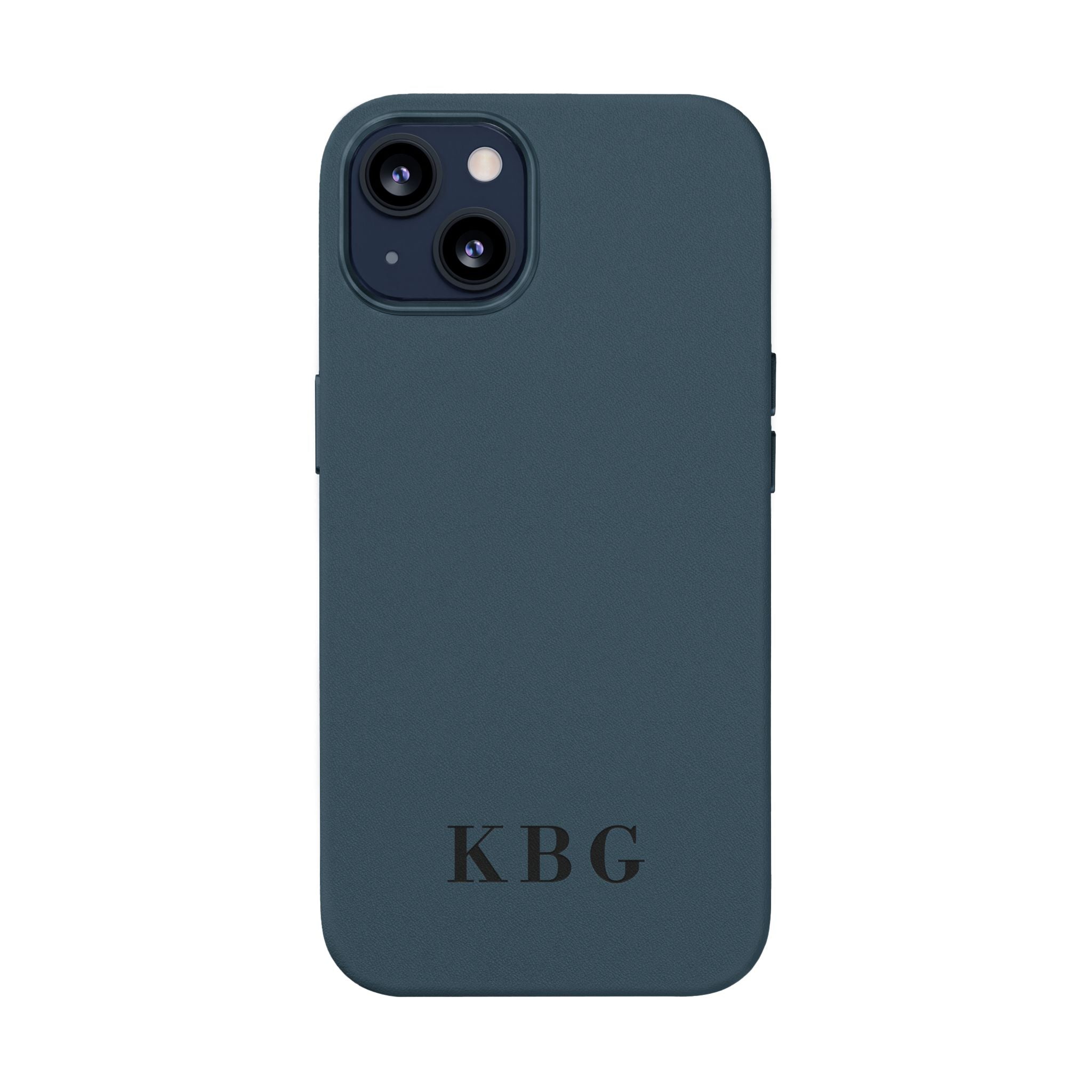 Custom Engraved PU Leather Phone Case | Personalized Monogram