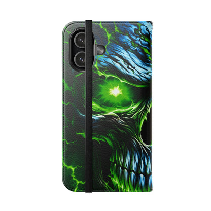 NecroVolt™ Flip Wallet Case for iPhone