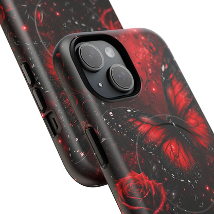 Étui robuste magnétique Crimson Metamorphosis™ pour la série iPhone 13-17